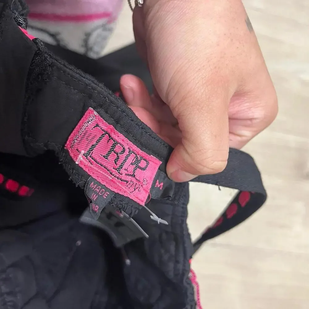 Tripp NYC Women's Black and Multi Corset - Picture 3 of 5